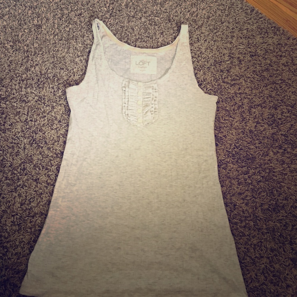 Ruffle top tank
