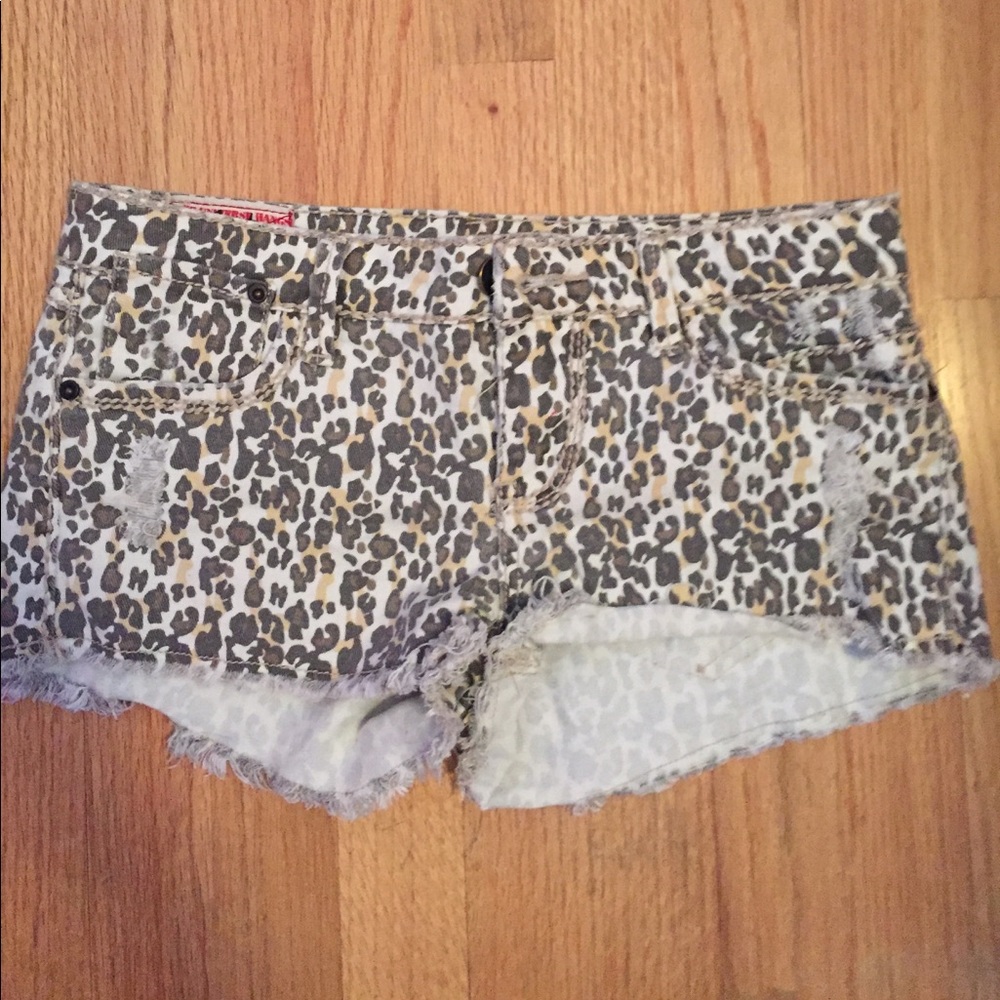 Cheetah print shorts