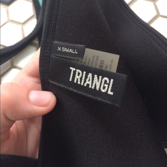 Turquoise Authentic Triangl Bikini - Picture 6 of 6