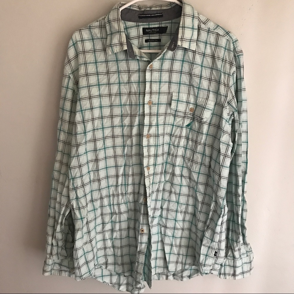 Nautica button up shirt