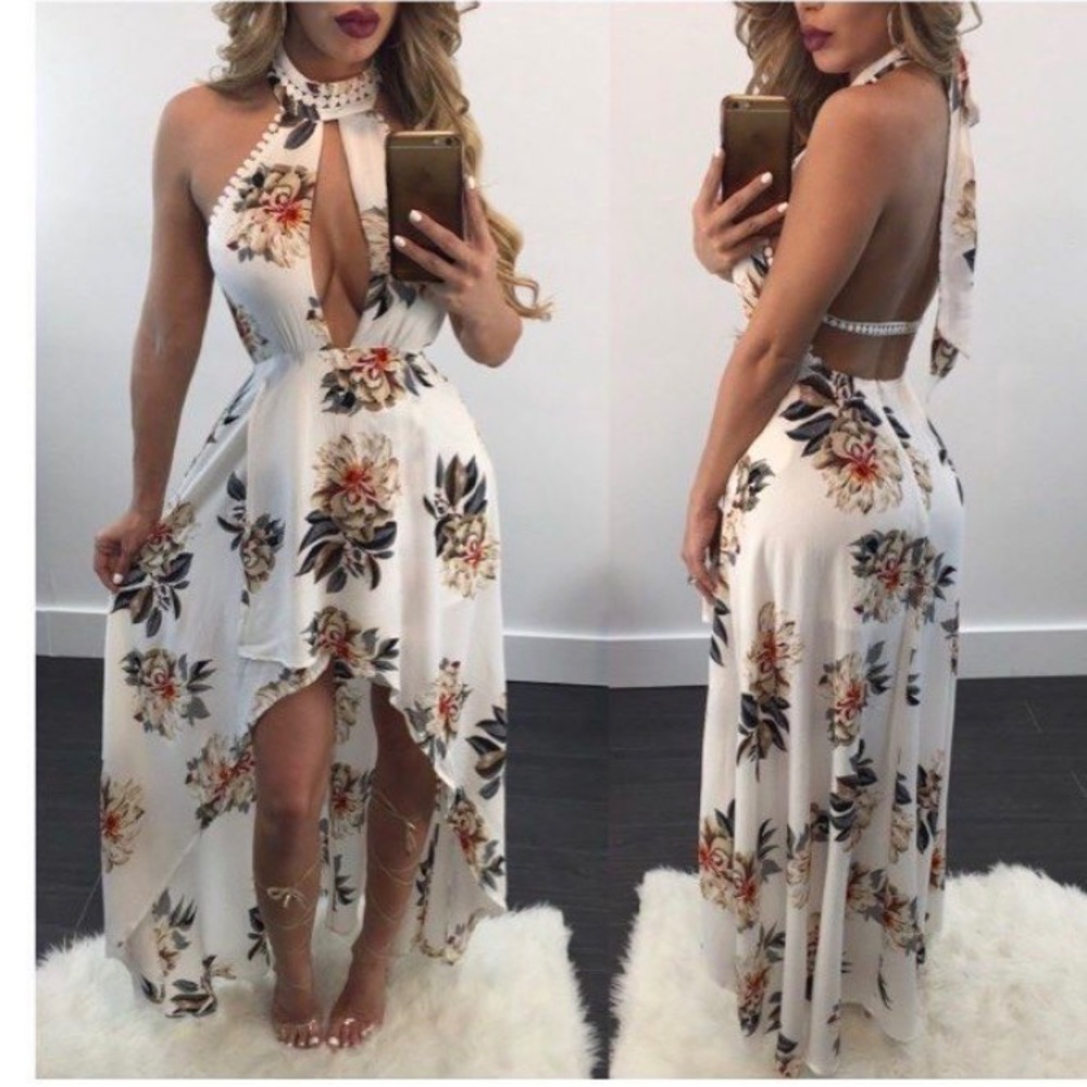 Flower Bomb High-Lo Dress