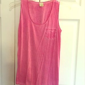 Pink loose tank