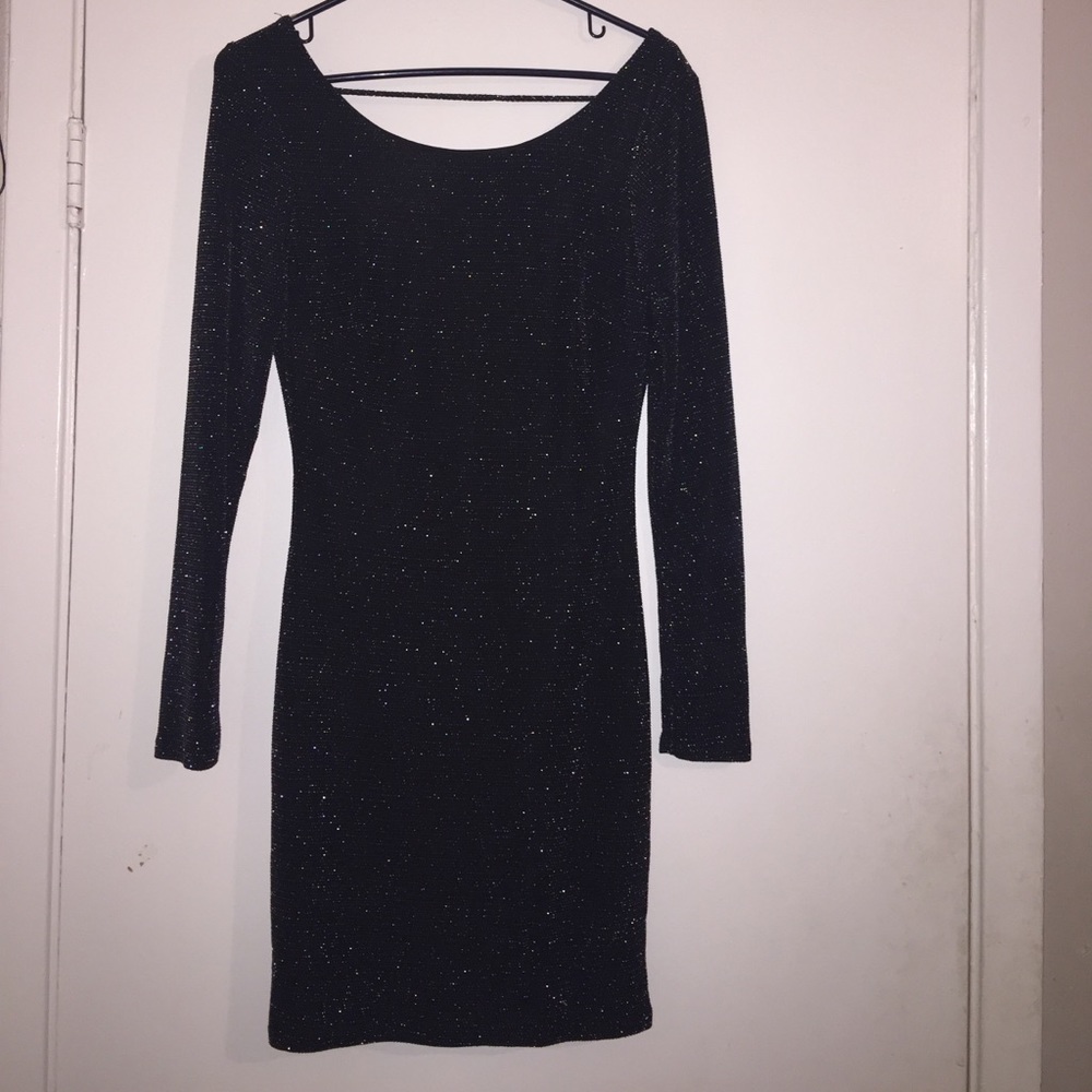 Charlotte Russe black sparkle dress