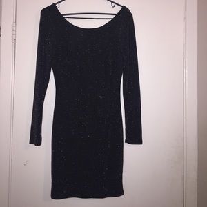 Charlotte Russe black sparkle dress