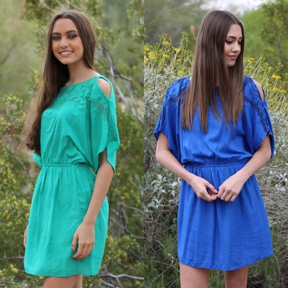 ANGIE Cold Shoulder Dress Size S-L