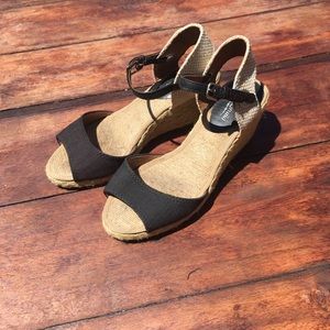 Lucky Brand Black Espadrilles Size 5 1/2