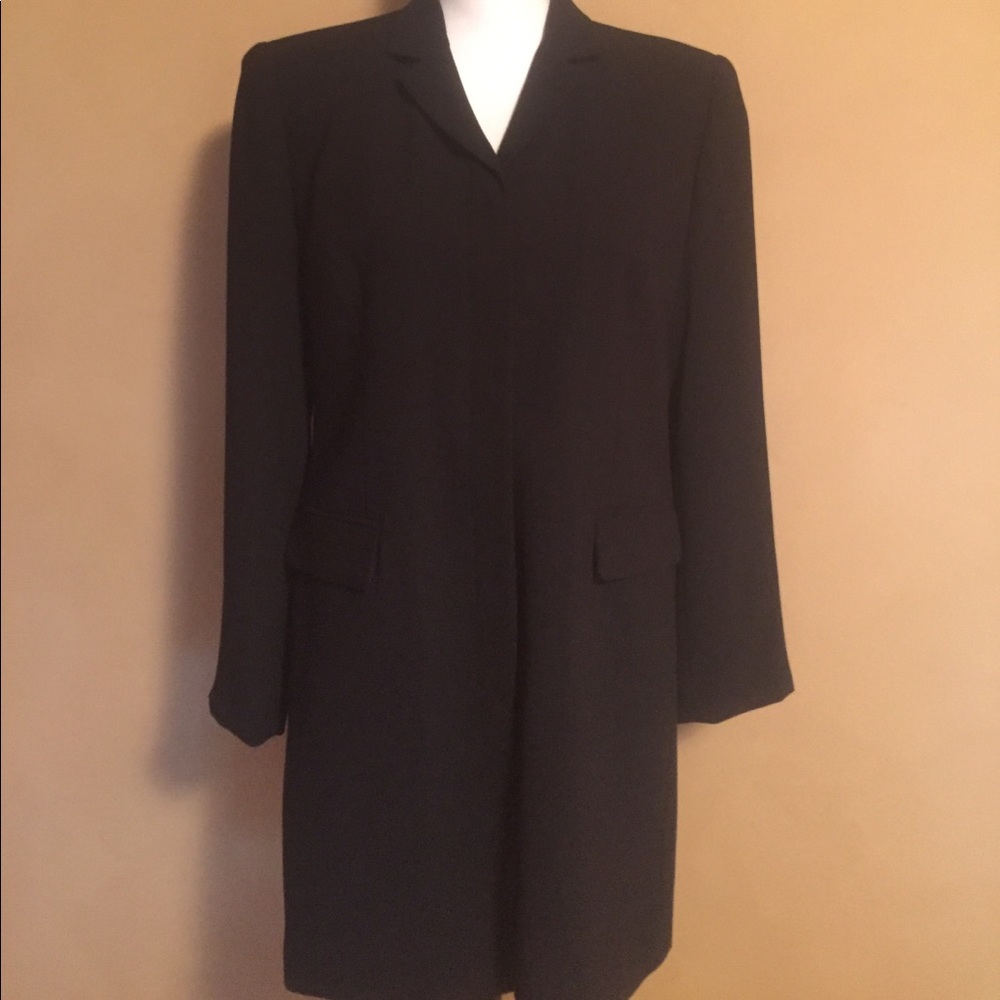 Longer black jacket