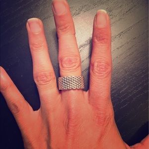 Tiffany & Co. Mesh Ring size 6.5
