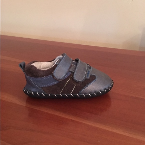 Pediped Grayson Charcoal 12-18 month shoes - Picture 2 of 3