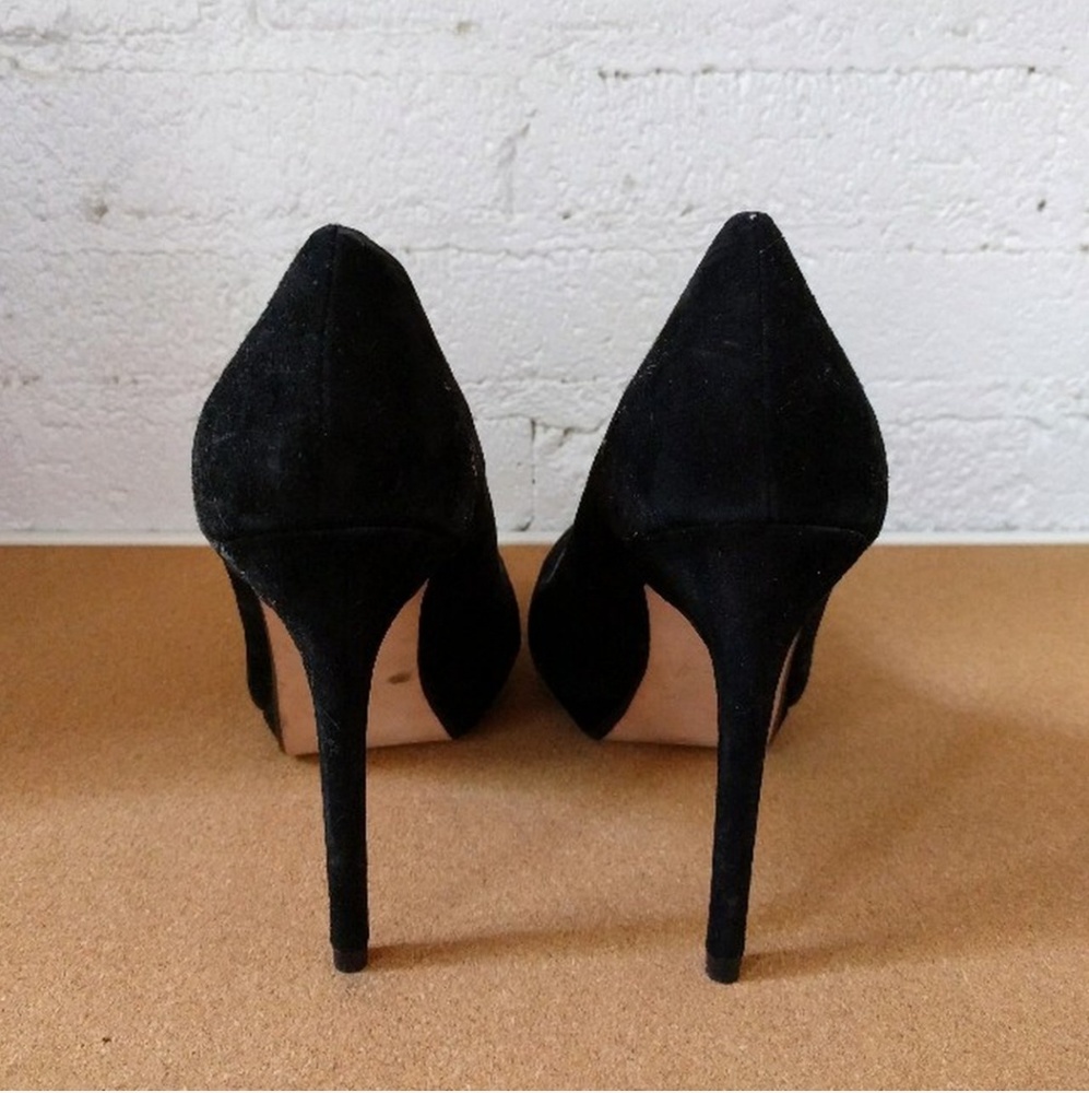 ZARA Black Suede Pumps US 8 BN
