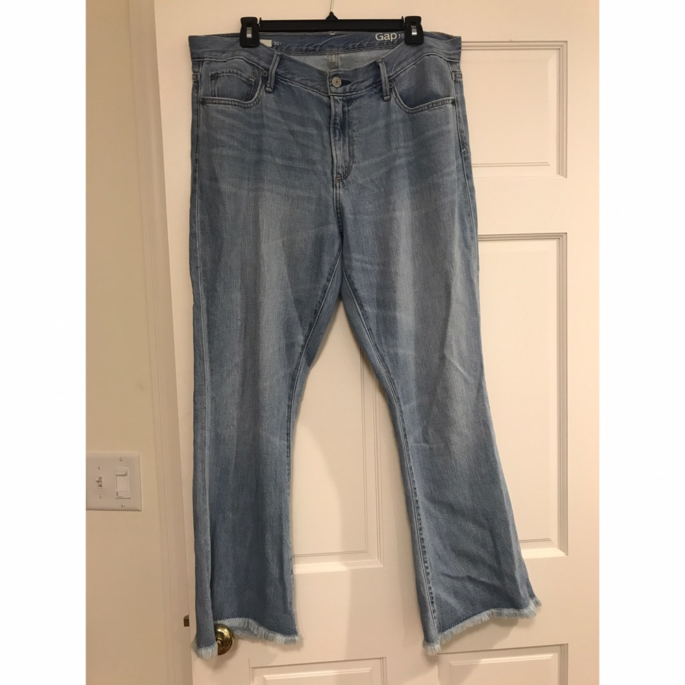 Gap original summer flare blue jeans