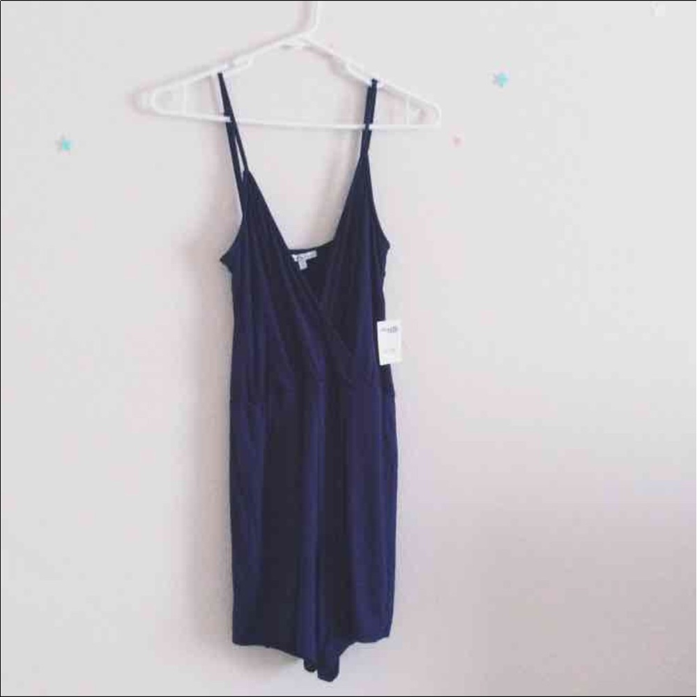 Navy romper