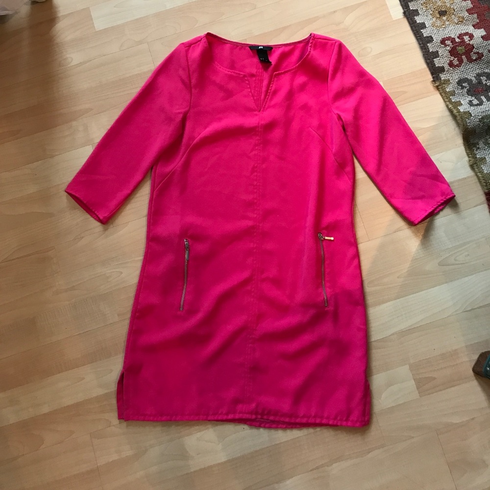 Pink H&M shift dress!