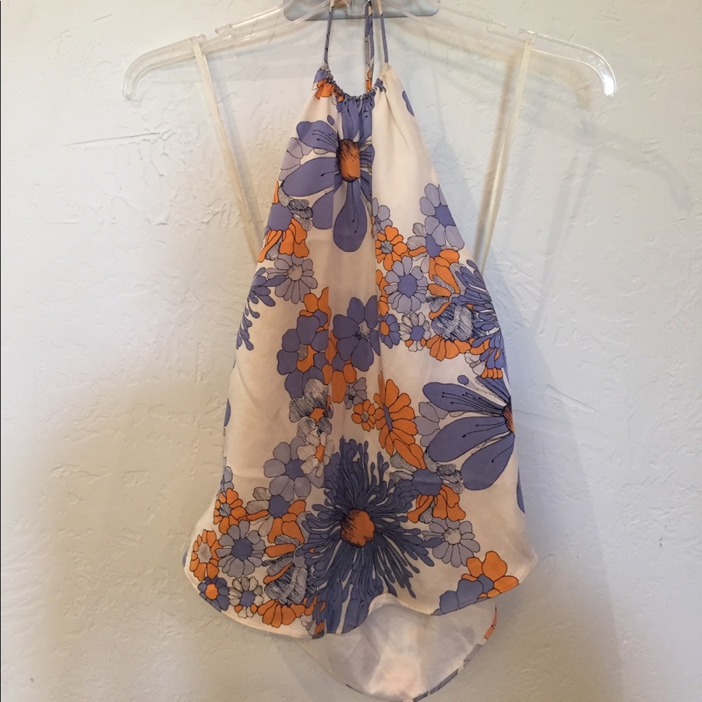 Halter backless top