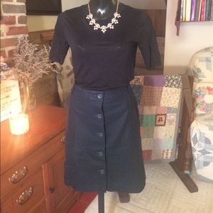 Eddie Bauer *New* Forest Green Wool Skirt