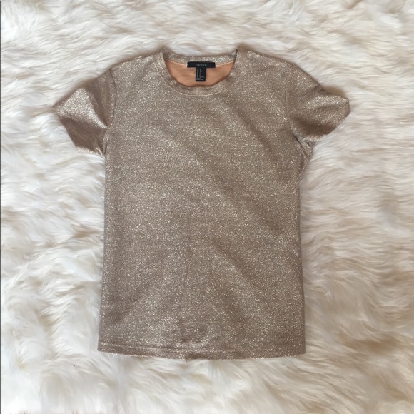 Sparkly Champagne Colored Shirt - Picture 1 of 1