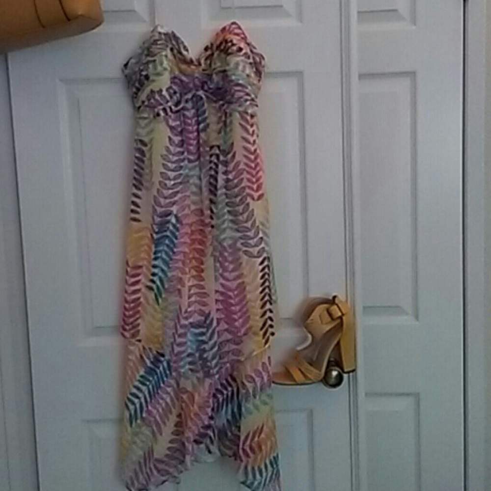Gorgeous Spring /Summer strapless dress