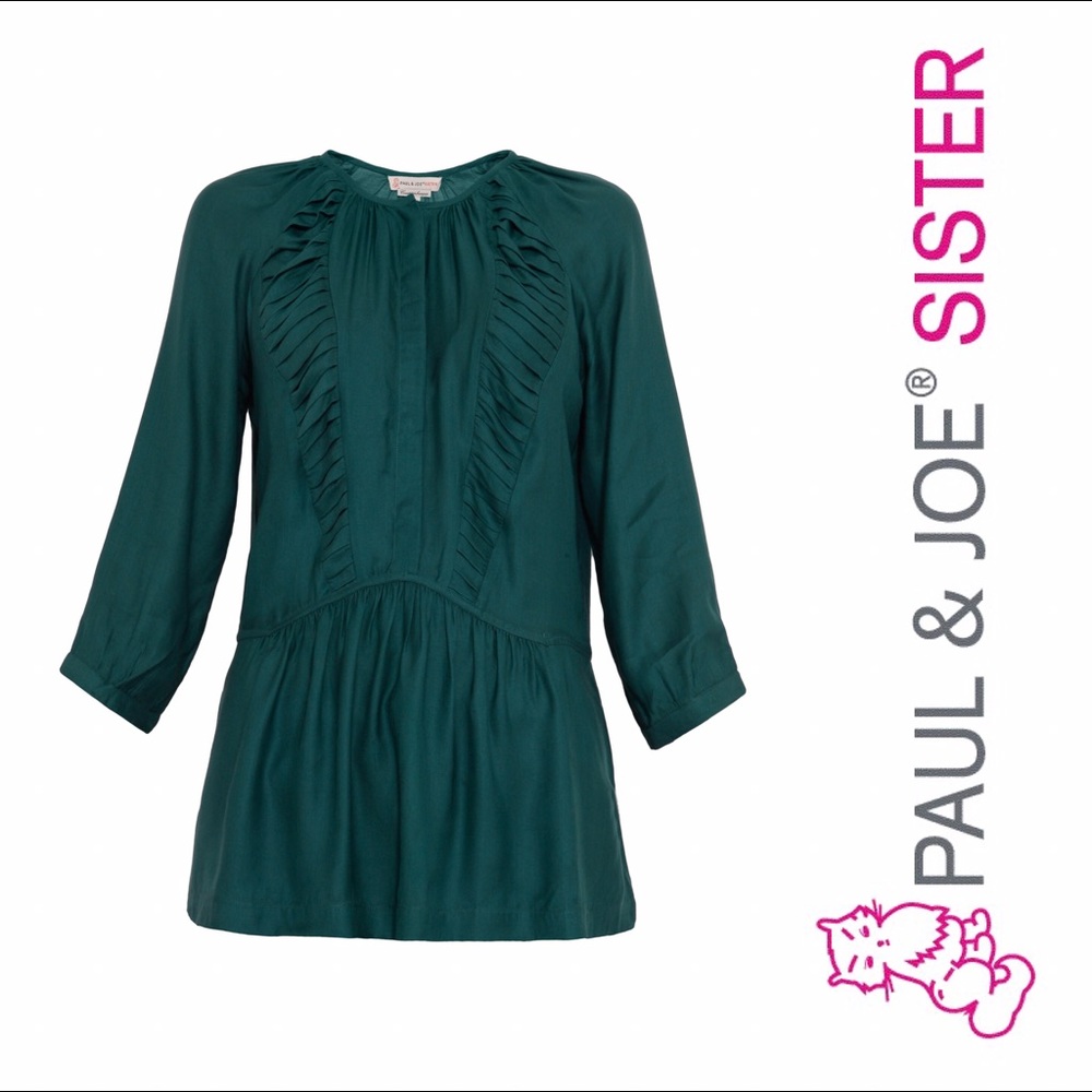 Like New: Pleat Panel Blouse