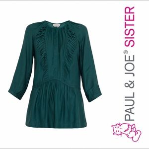 Like New: Pleat Panel Blouse