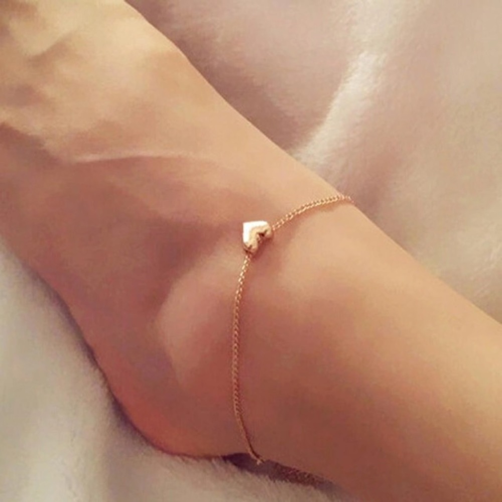 ✨heart ankle bracelet✨