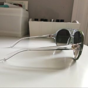 Tory Burtch clear sun glasses