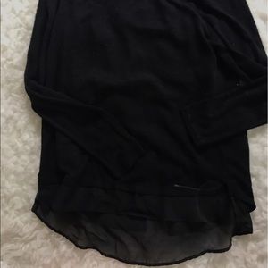 Tops - Black top with sheer back Tops - Black top with sheer back