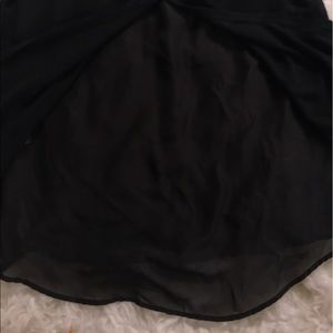 Tops - Black top with sheer back Tops - Black top with sheer back