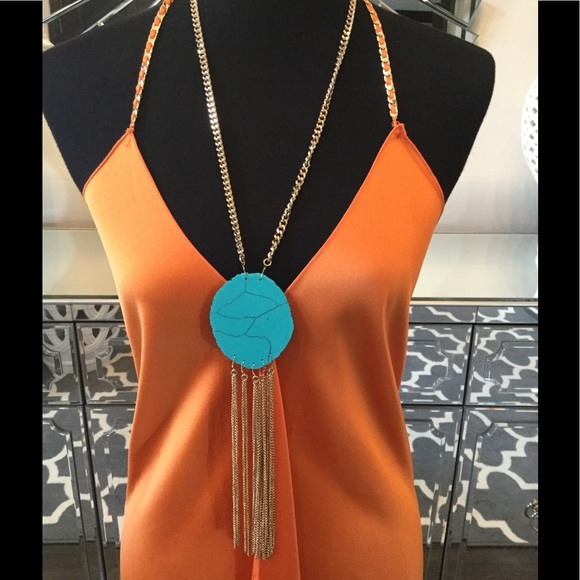 BCBG MaxAzria Satin Halter Maxi Dress - Picture 2 of 8