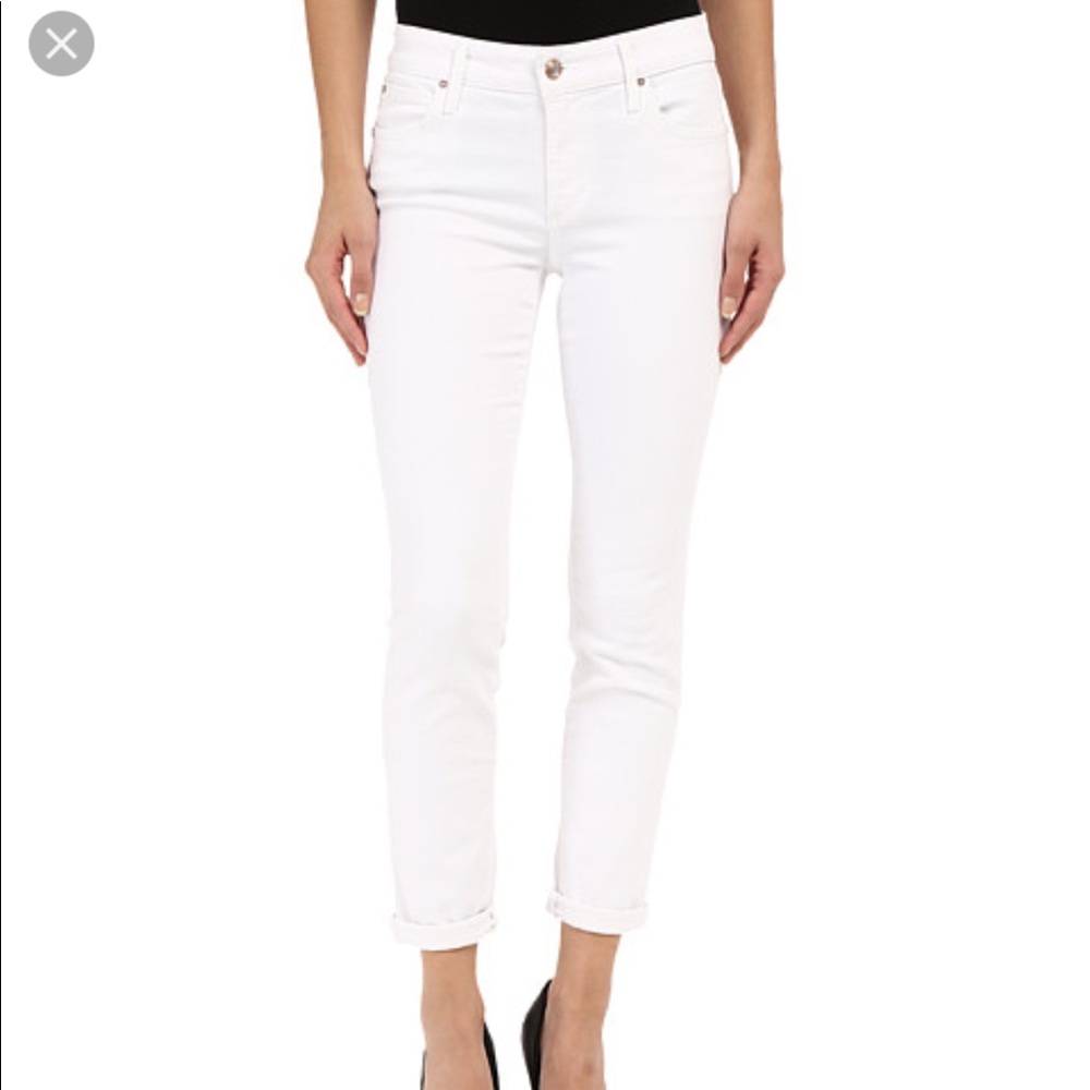 Joes skinny Crop white Jean.