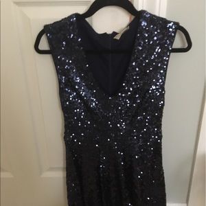 Socialite blue sequined dress