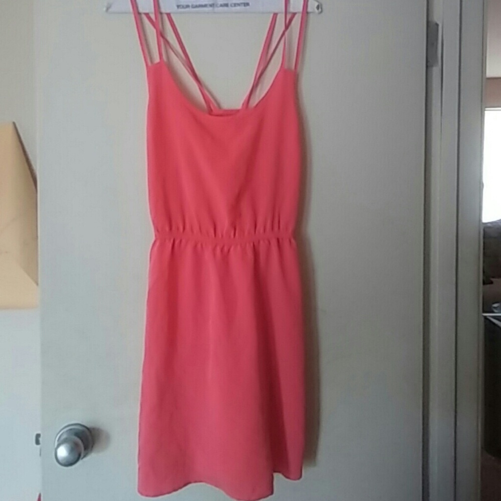 Cute summer coral dress