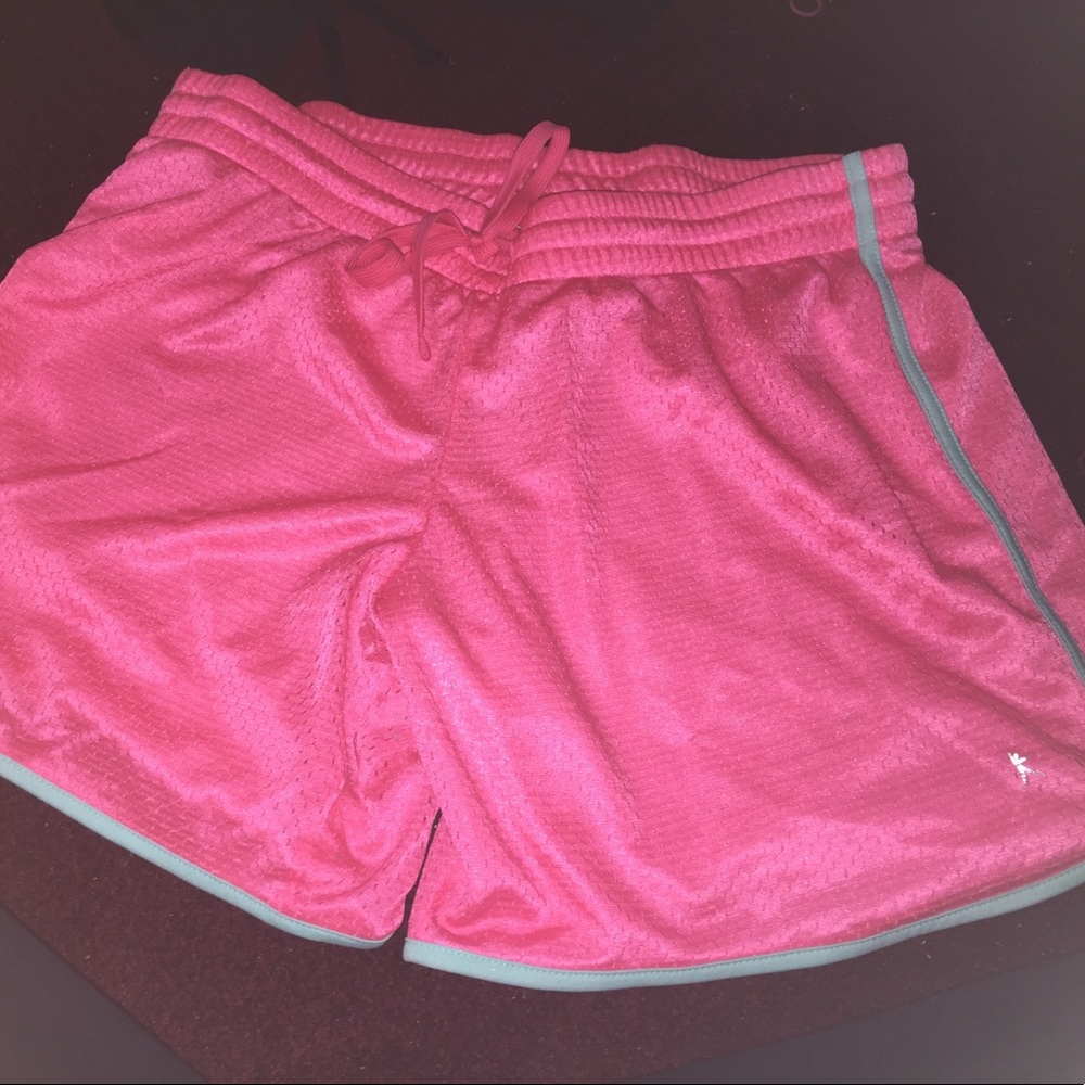 Danskin pink & green shorts