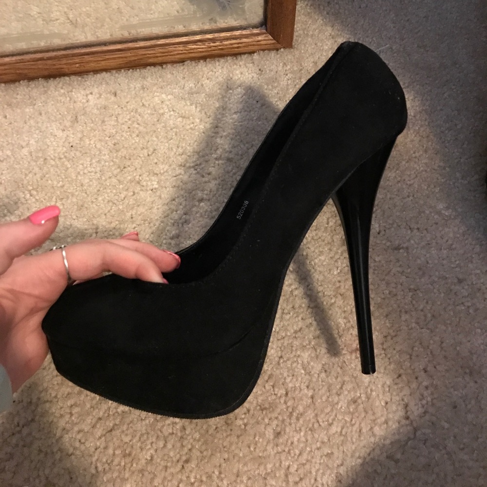 Black heels