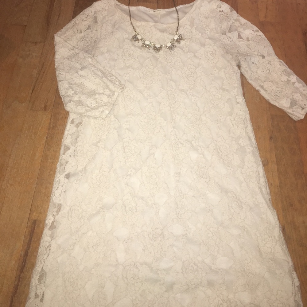 White Lace Dress 💕