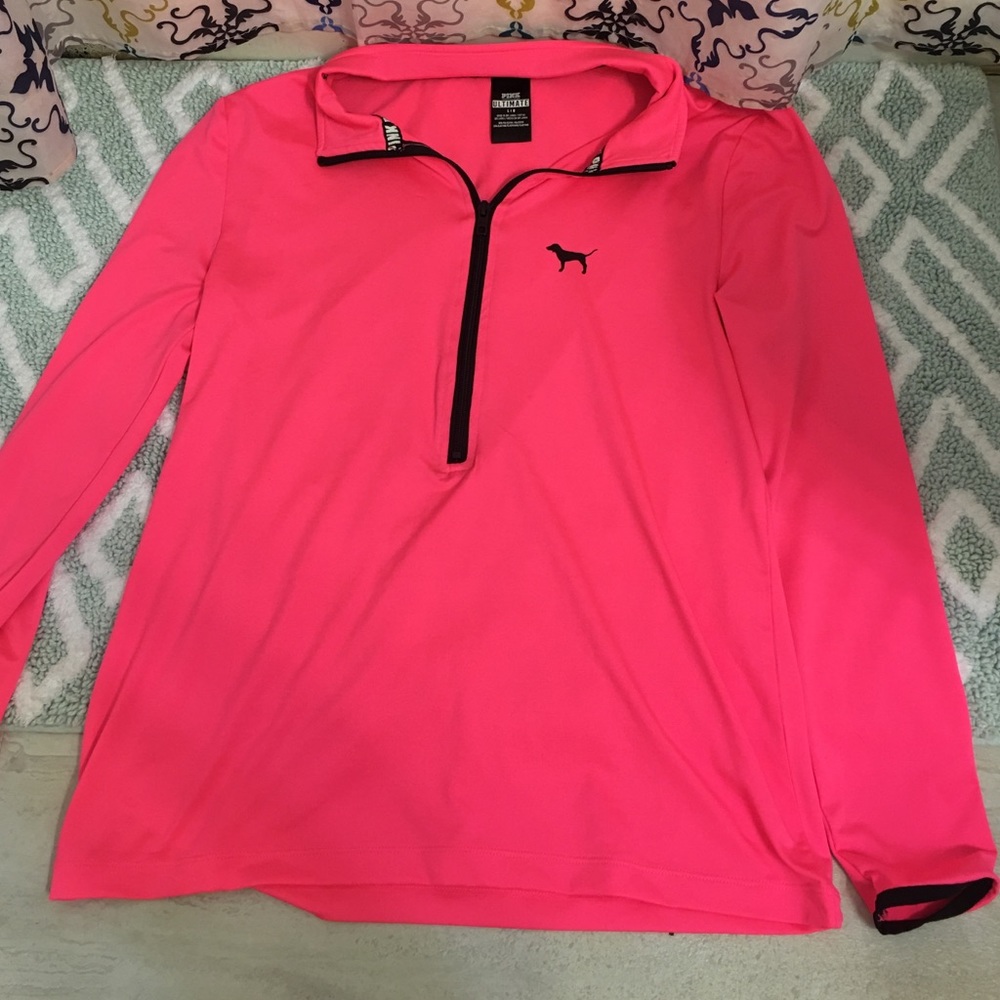 Victoria's Secret Pink quarter-zip pull over