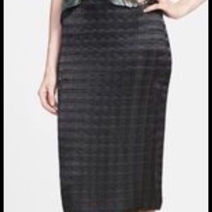 Leith black pencil skirt