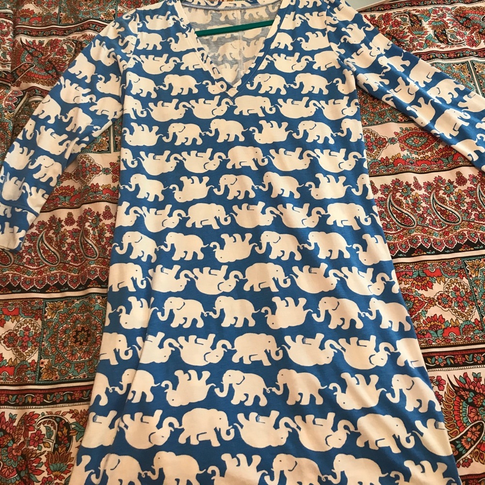 SUPER RARE TUSKIN THE SIUN LILLY PULITZER BLUE