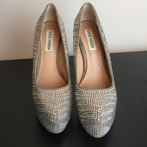Steve Madden Crystal Bling Pumps