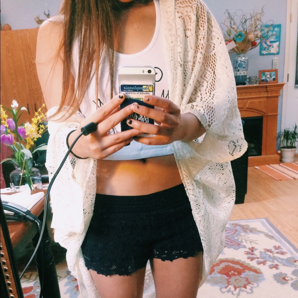 Abercrombie and Fitch Lace Shorts