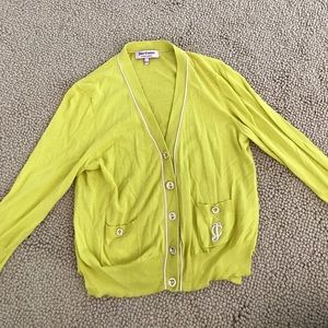 Juicy Couture Womens Yellow Sweater. Super cute!