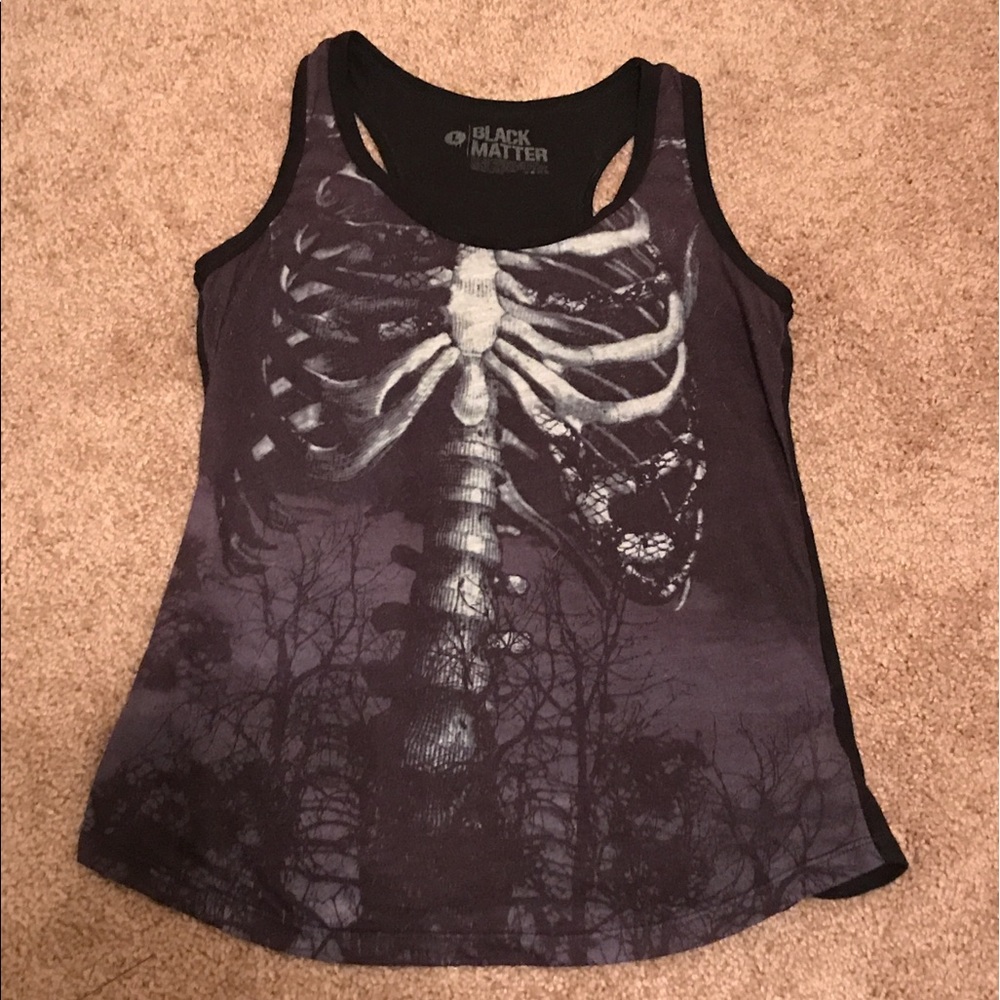 Black matter tank top