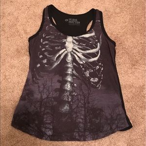 Black matter tank top