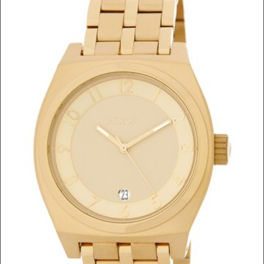 Nixon Monopoly gold watch