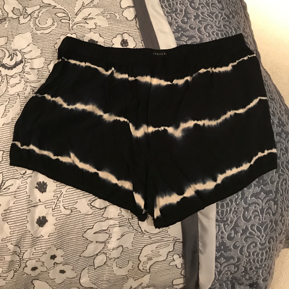 Tie dye shorts