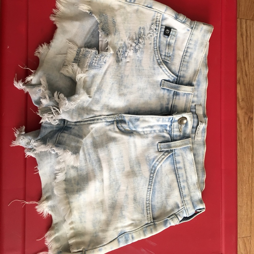 Kancan high rise jean shorts
