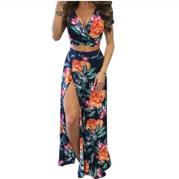 Ariana Floral Two Piece Set - Picture 5 of 6