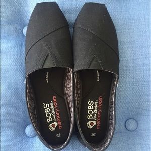 Brand new black bobs size 7