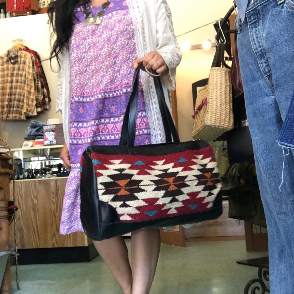 Zapotec handmade 100% wool weekender