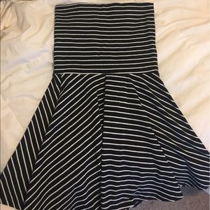 Striped tube dress