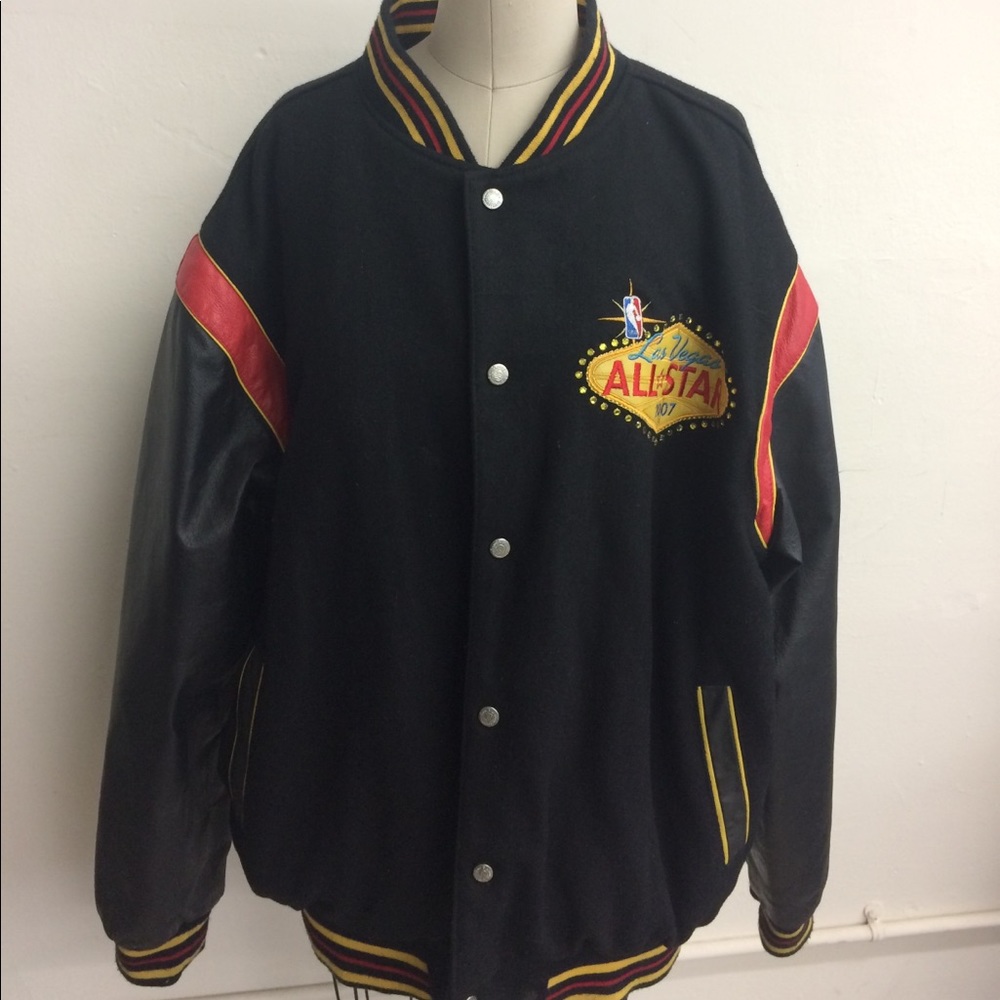 Men's wool and leather 2007 all star jacket